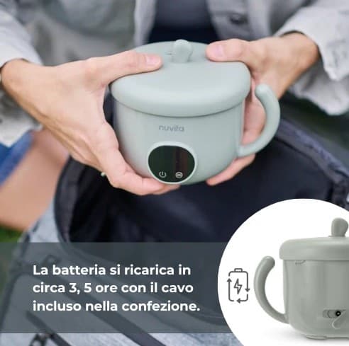 Scaldapappa NUVITA ricaricabile Pappa'n'Go - 2