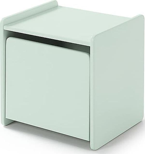 Comodino Kiddy - Verde Menta - 40 x 36 x 41 cm - MDF Vipack