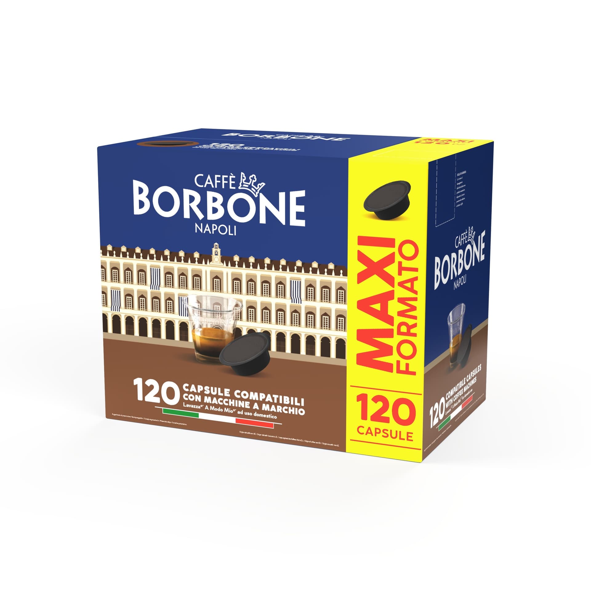 Borbone Box Capsule Comp. A Modo Mio Miscela Nobile (Blu) - 2
