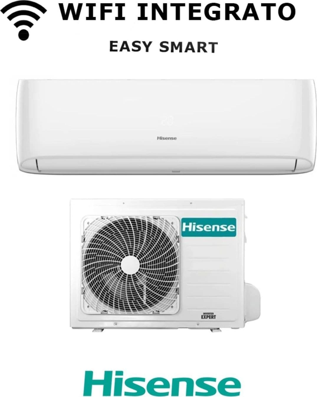 Climatizzatore Hisense Easy Smart 18000 BTU WIFI CA50XS1GG Classe A++ R32 2026 - 4