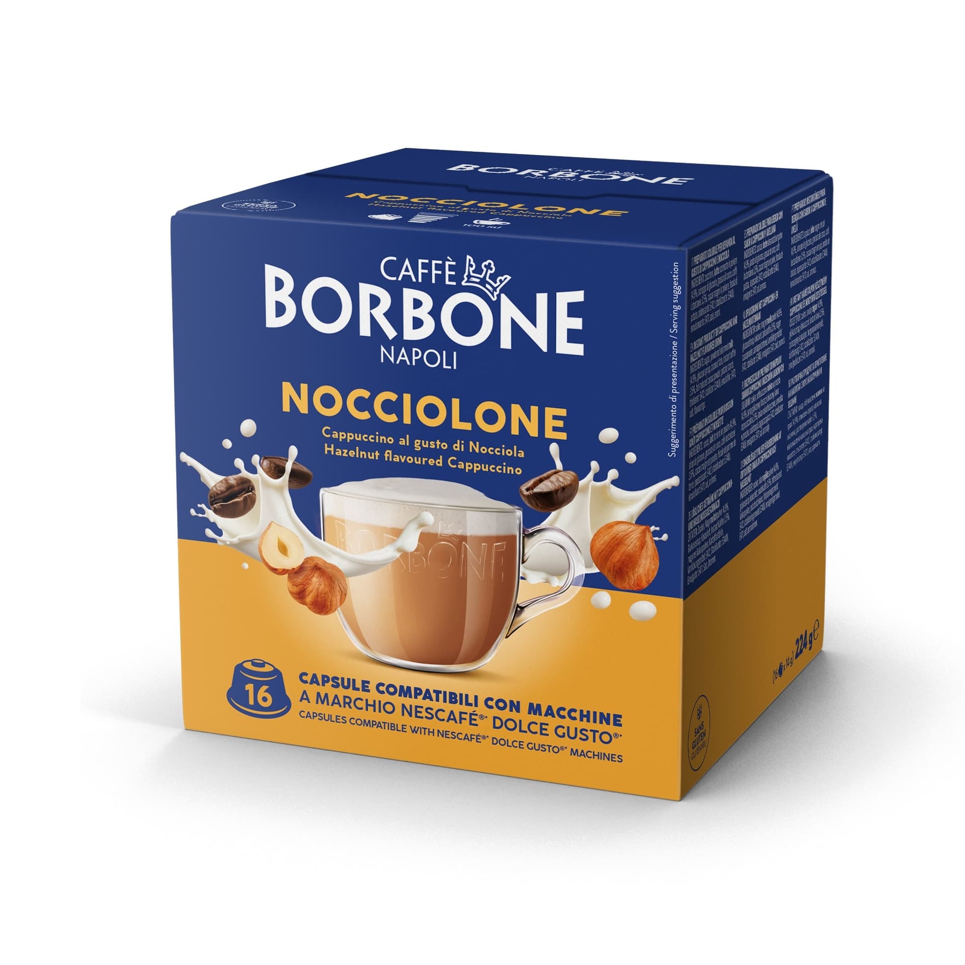 Caffè Borbone Capsule Compatibili Dolce Gusto - Nocciolone - 16 caps - 2