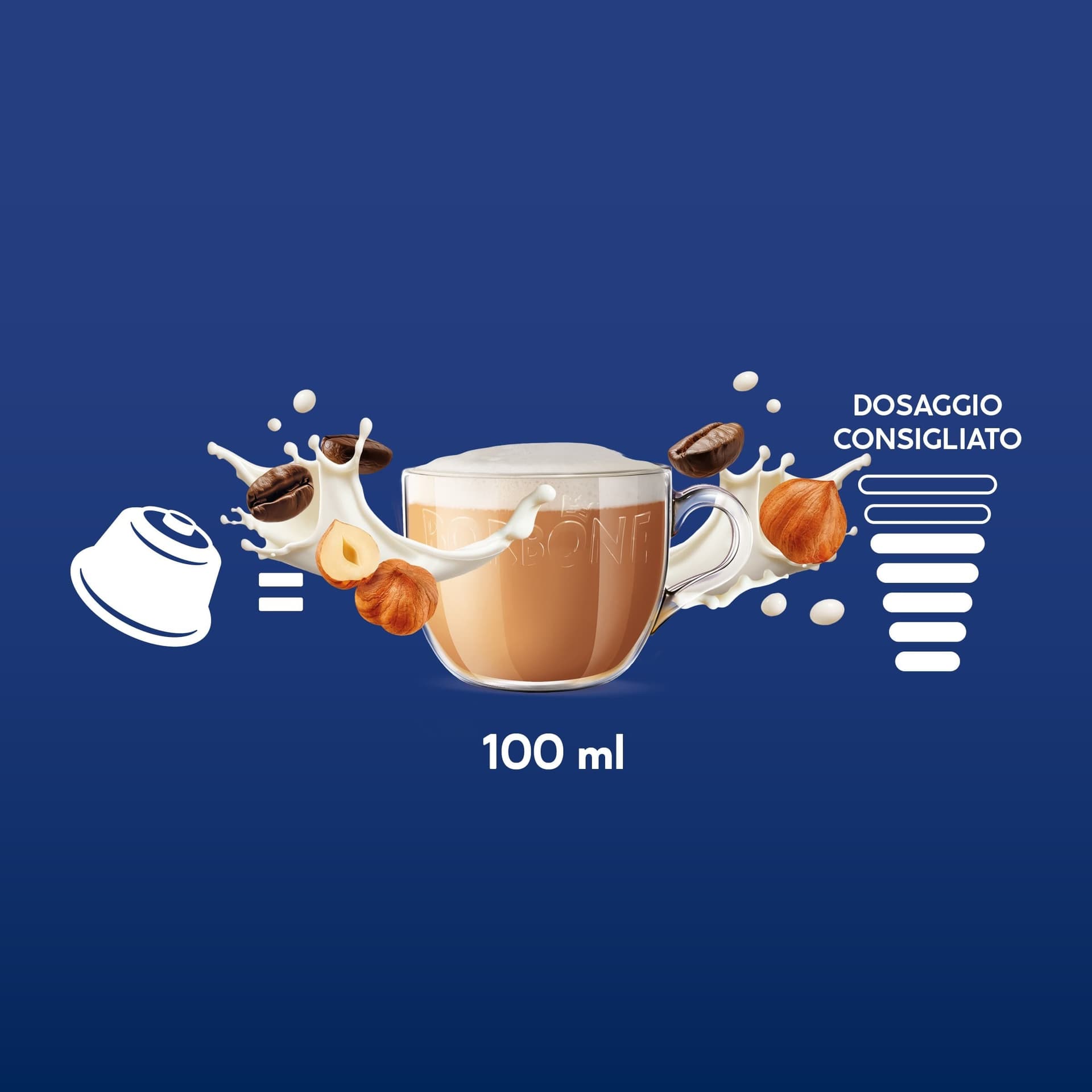 Caffè Borbone Capsule Compatibili Dolce Gusto - Nocciolone - 16 caps - 4