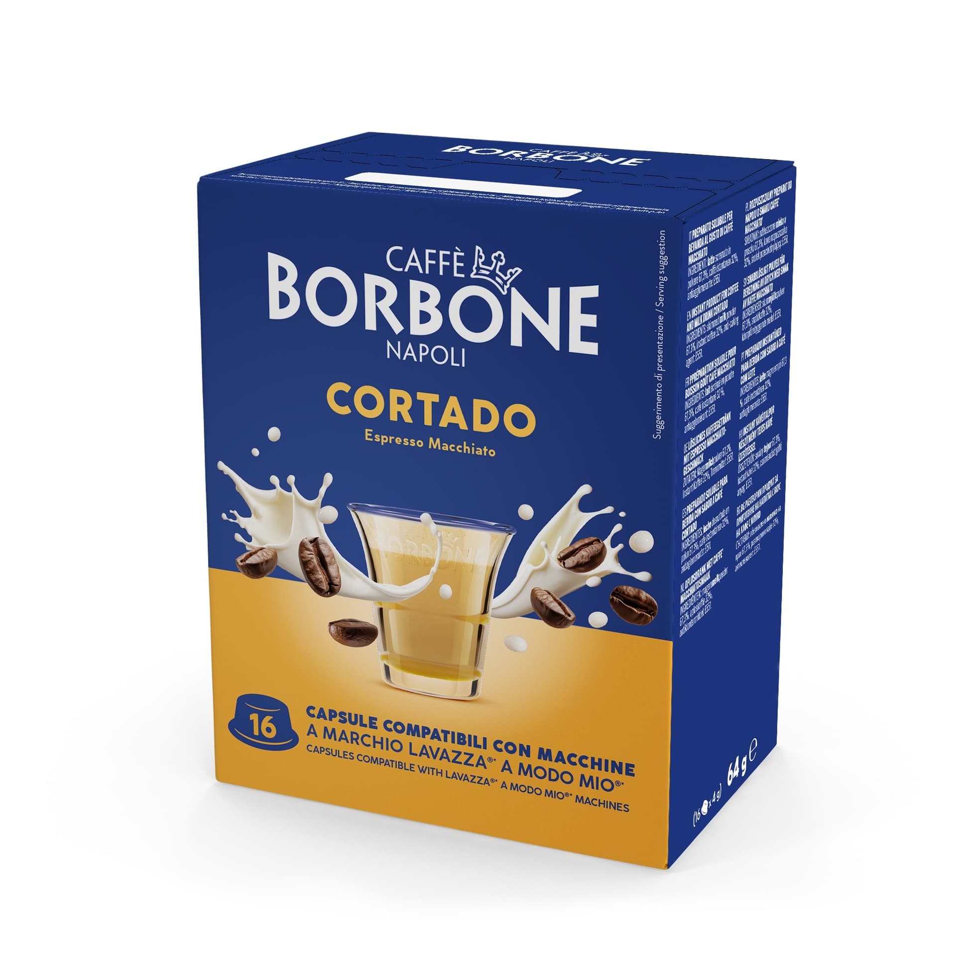 Borbone Cortado Box Capsule Compatibili A Modo Mio 16 pz - 2
