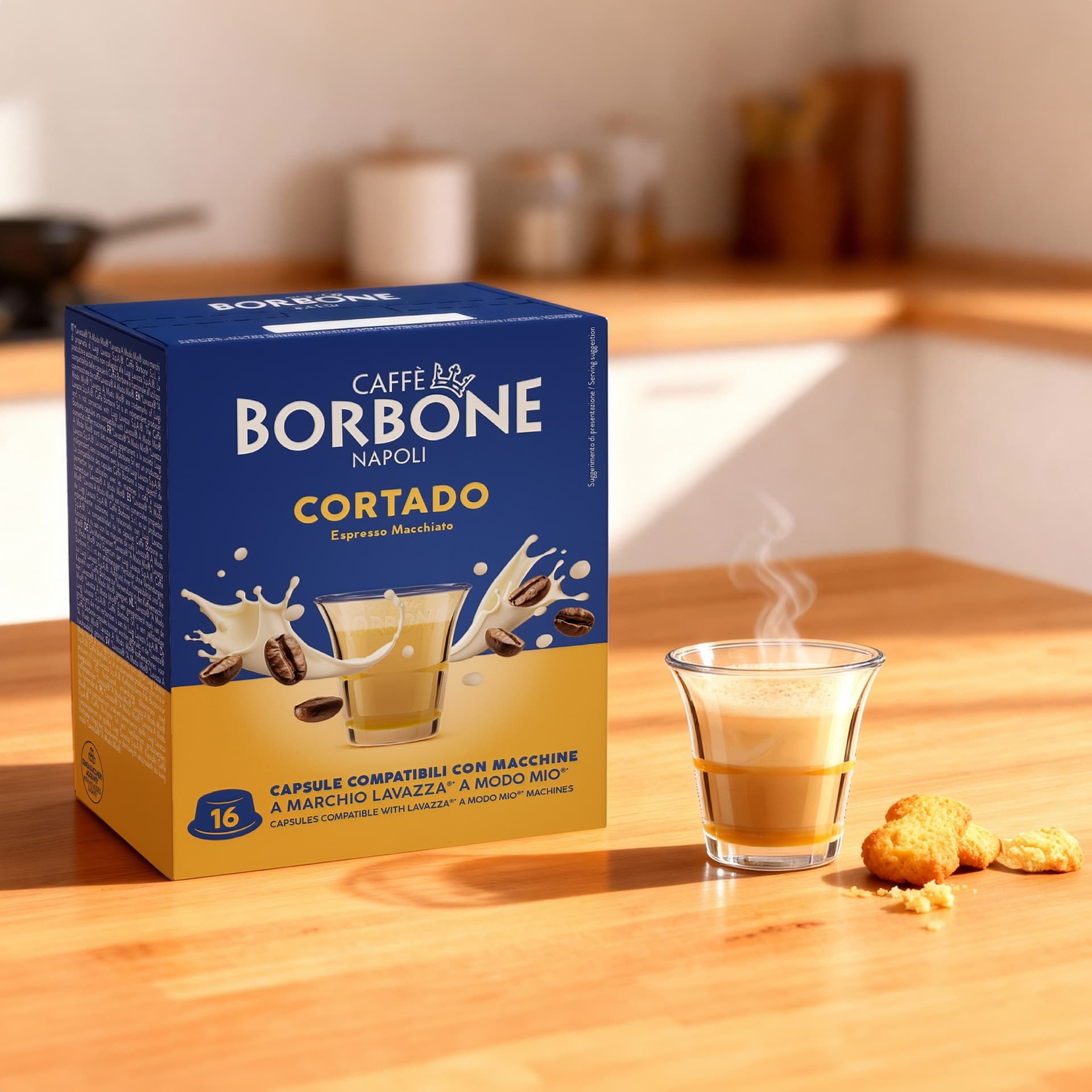 Borbone Cortado Box Capsule Compatibili A Modo Mio 16 pz - 4
