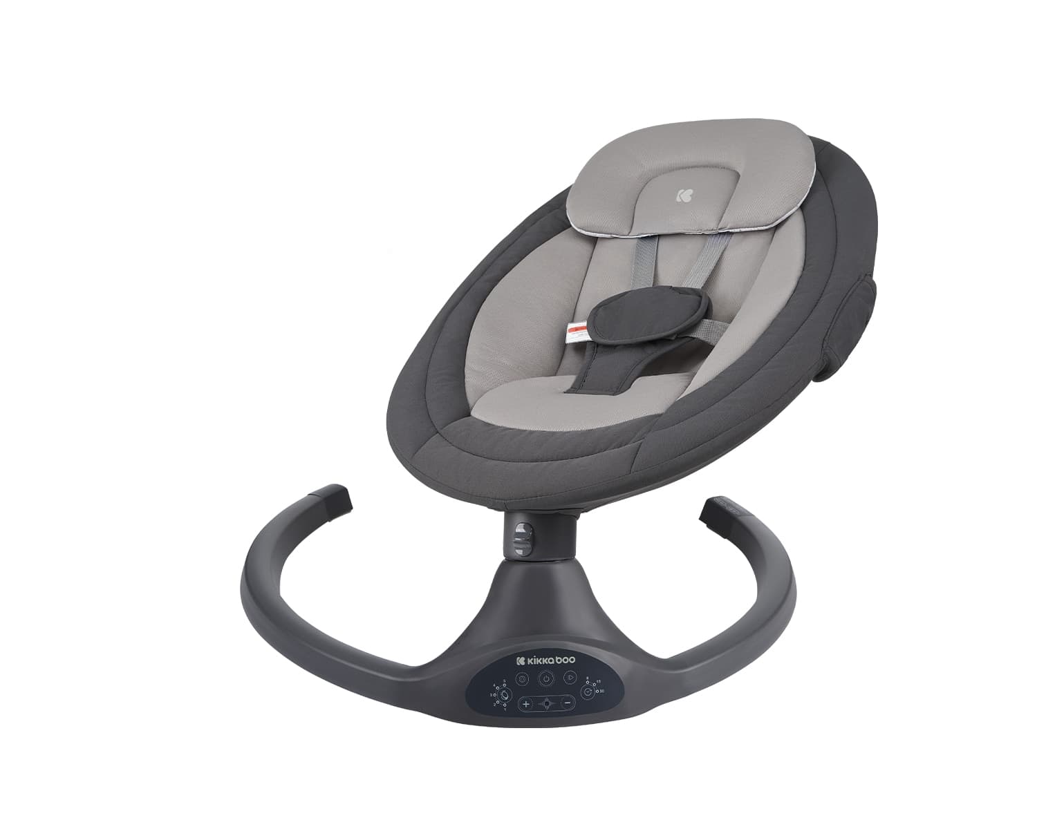 Altalena elettrica side to side Codie Grigio Scuro Kikkaboo - 4