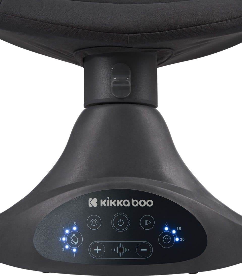Altalena elettrica side to side Codie Grigio Scuro Kikkaboo - 9