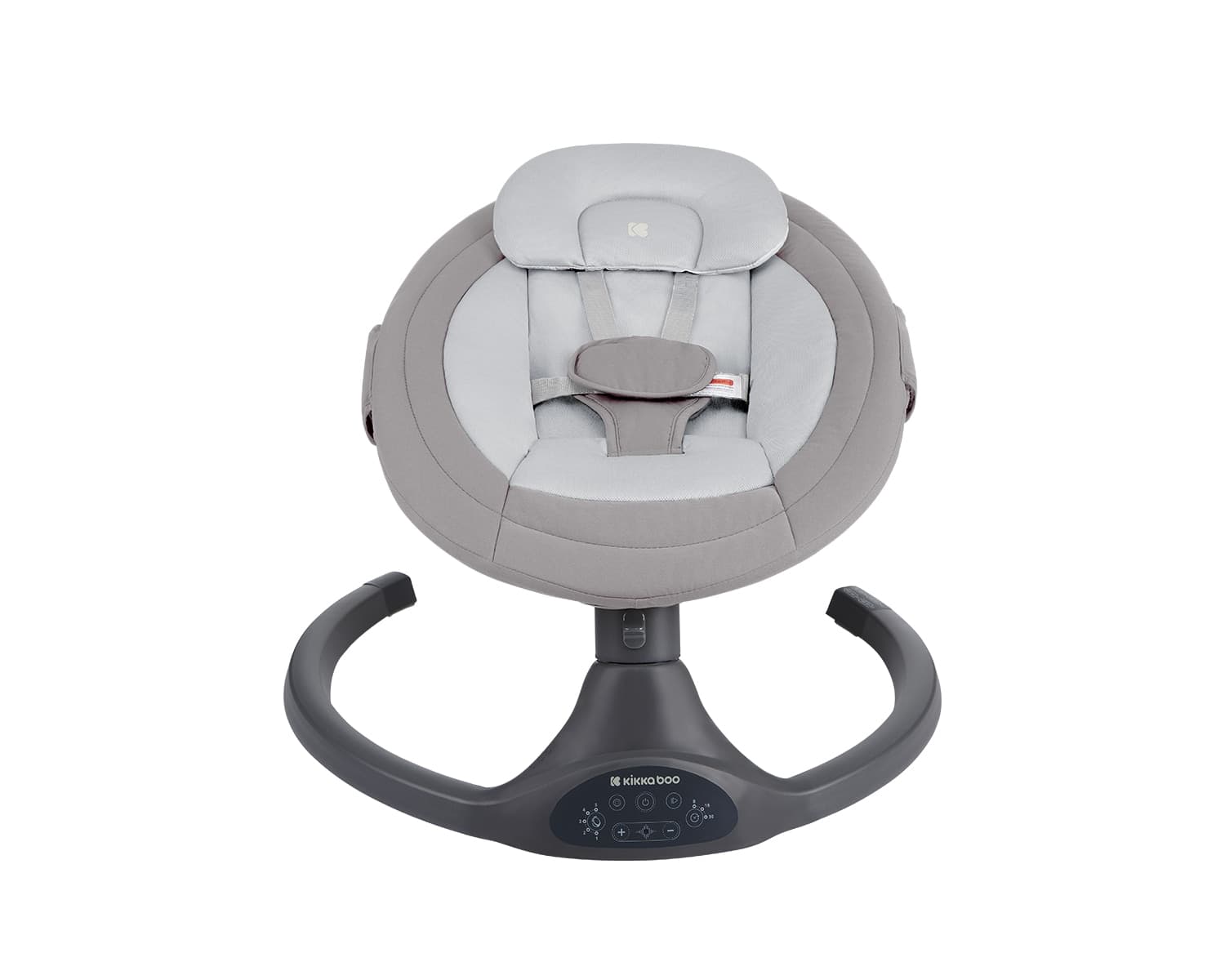 Altalena elettrica side to side Codie Grigio Chiaro Kikkaboo - 3