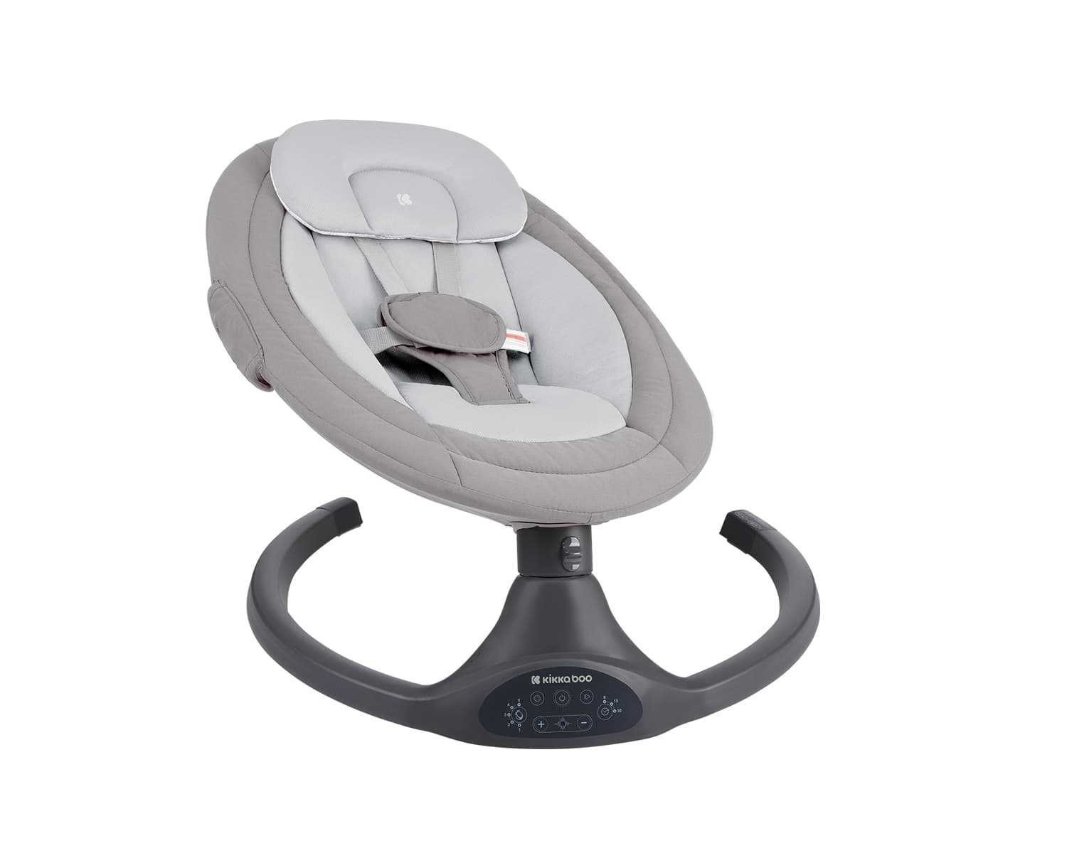 Altalena elettrica side to side Codie Grigio Chiaro Kikkaboo - 5