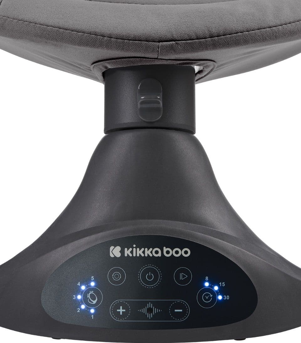 Altalena elettrica side to side Codie Grigio Chiaro Kikkaboo - 9