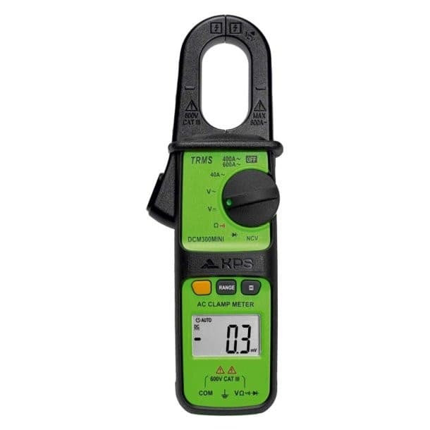 Pinza Amperometrica Professionale AC/DC 600A TRMS e NCV, KPS DCM350MINI - 2