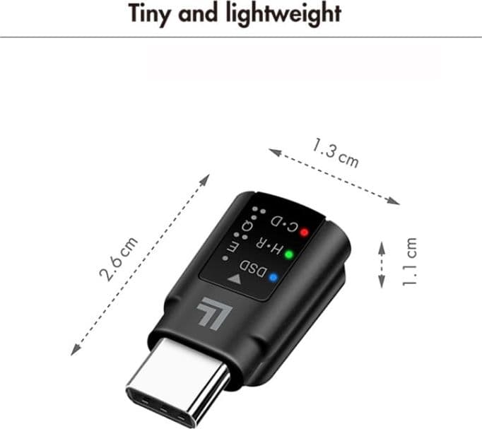 Adattatore Convertitore Audio DAC con Equalizzatore da USB-C&trade a 3,5 mm Nero - 11