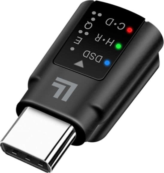 Adattatore Convertitore Audio DAC con Equalizzatore da USB-C&trade a 3,5 mm Nero - 10