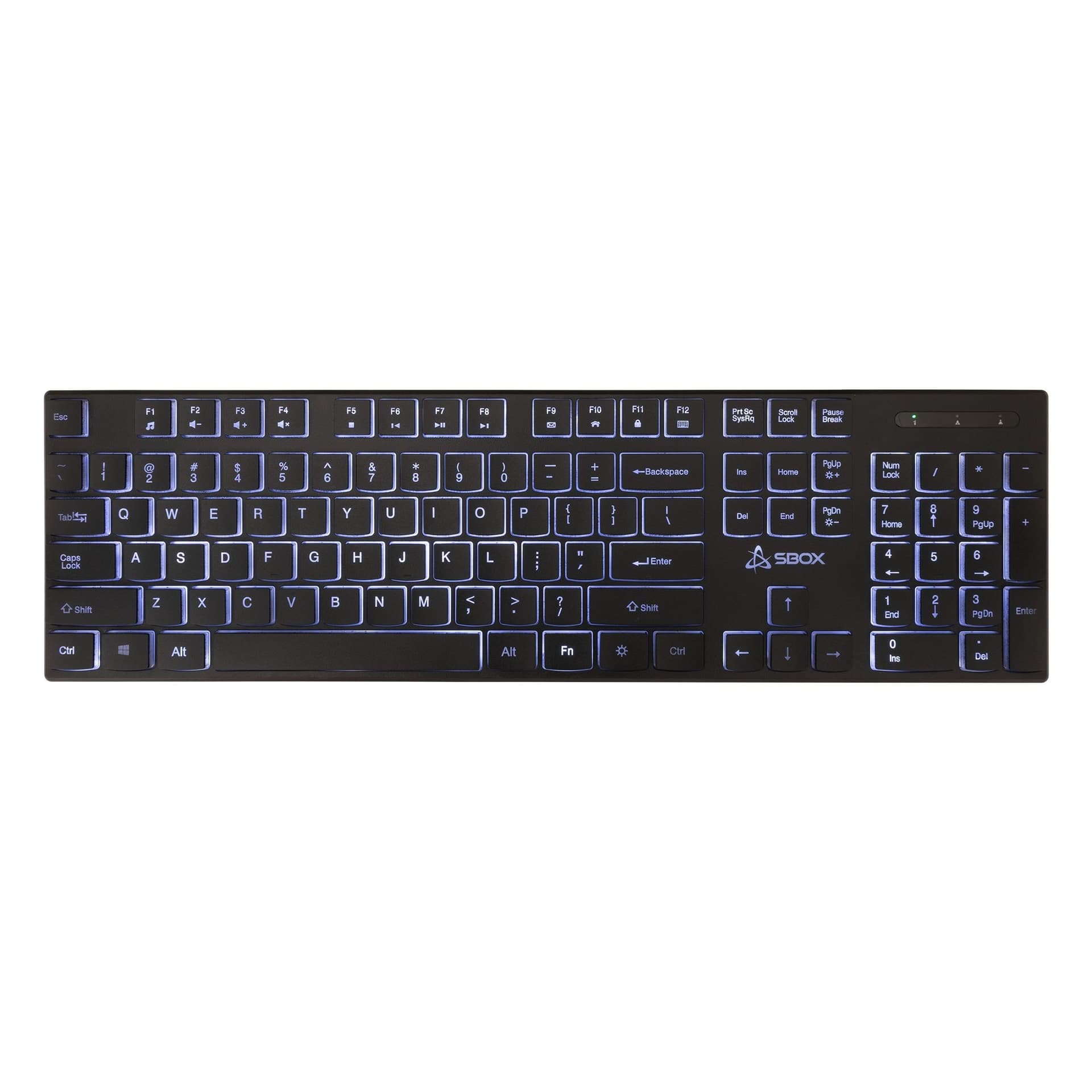 Tastiera 105 Tasti USB Layout Americano, colore Nero - 8