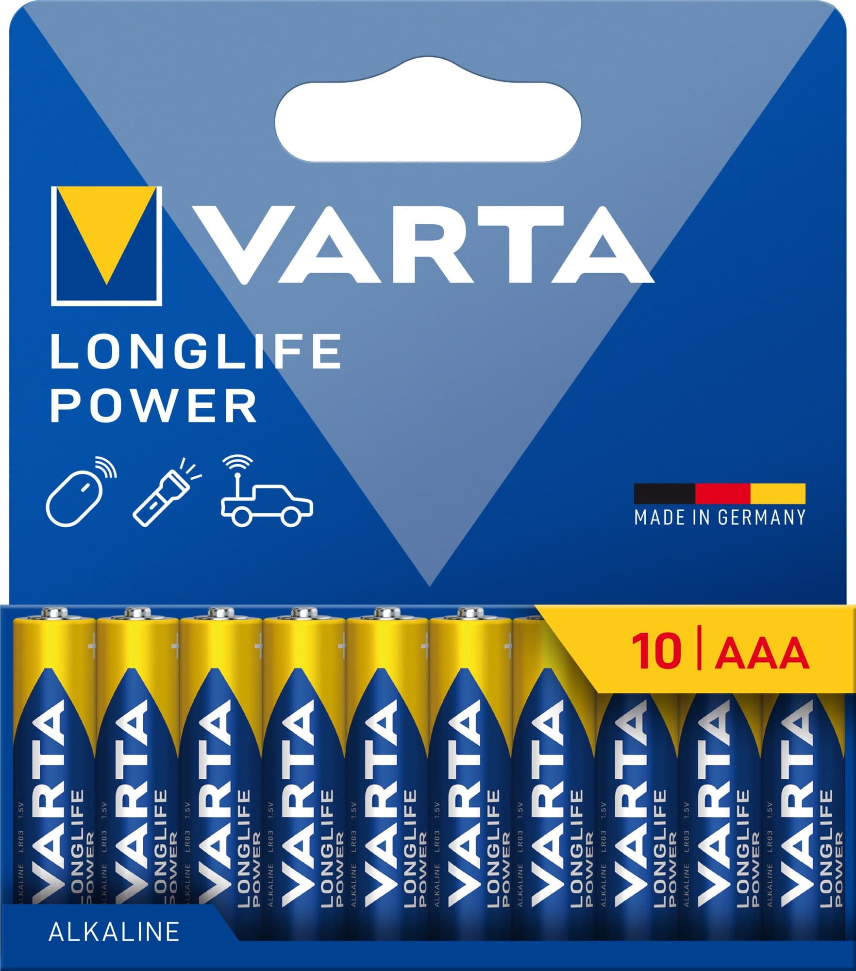 Confezione 10 Batterie Varta Longlife Power Ministilo AAA - 4