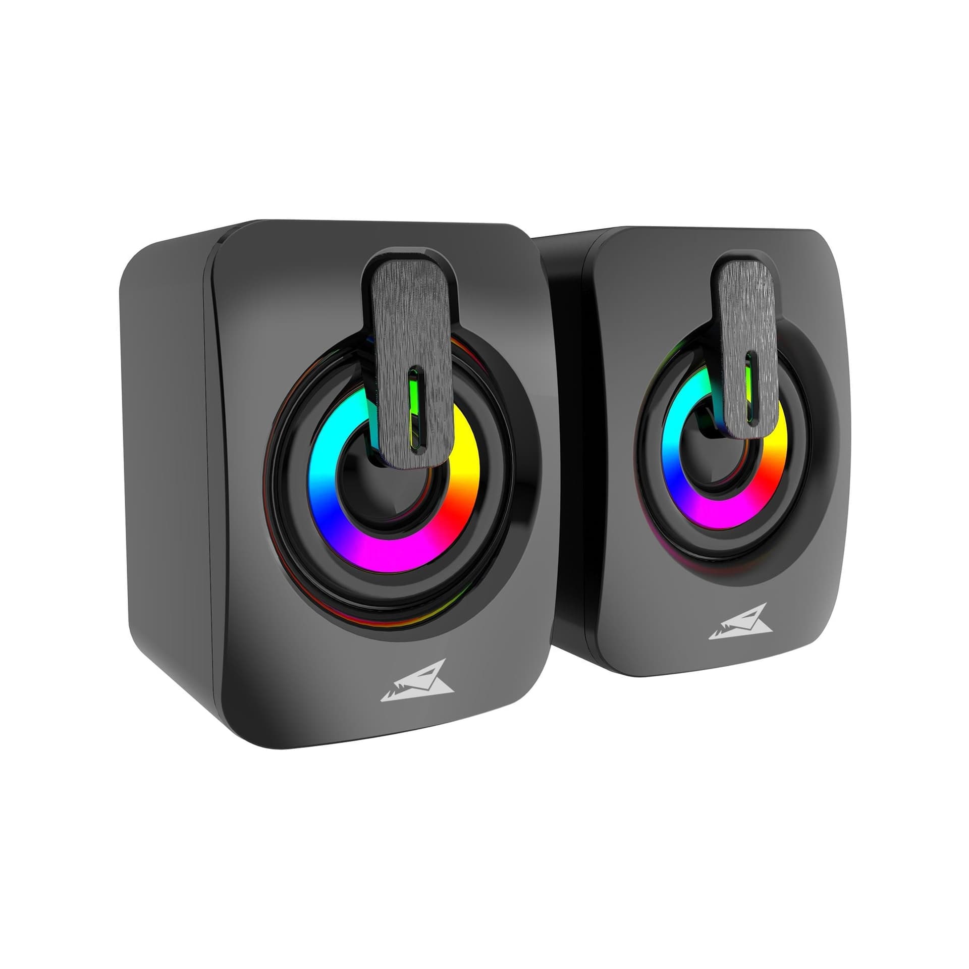 Set Speaker 3.5mm Stereo USB con LED, SEASHELL - 7