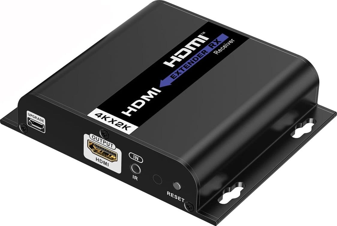 Ricevitore Aggiuntivo per Extender HDMI over IP con PoE IR 4K UHD su Cavo Cat.6 fino a 120m - 13