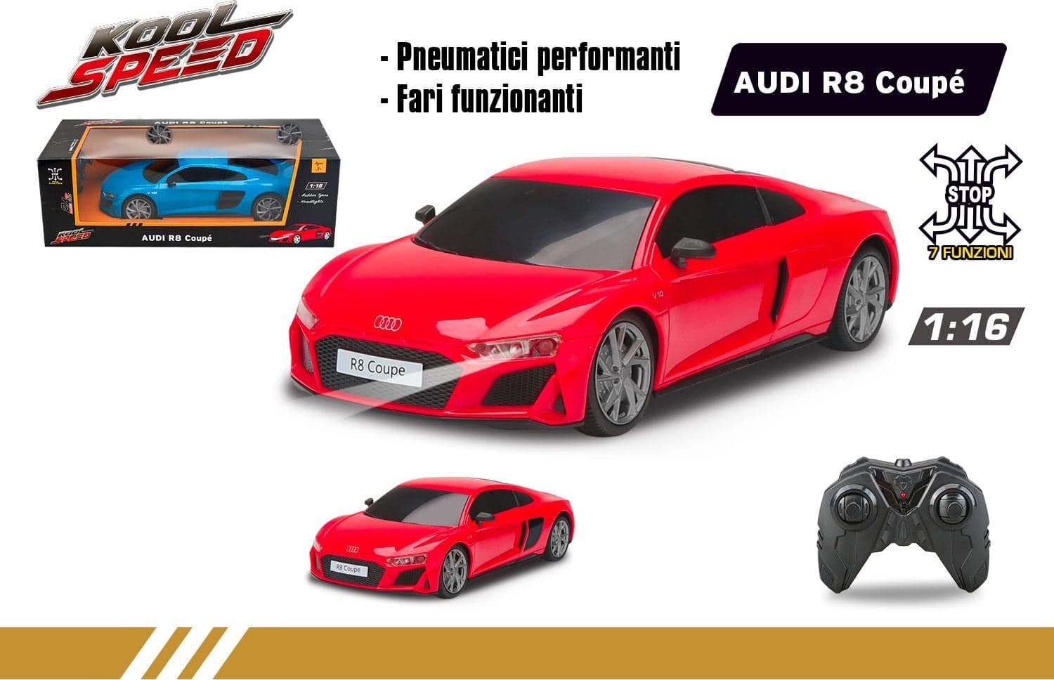 Audi R8 Coupe' R/C 1:16 - 3