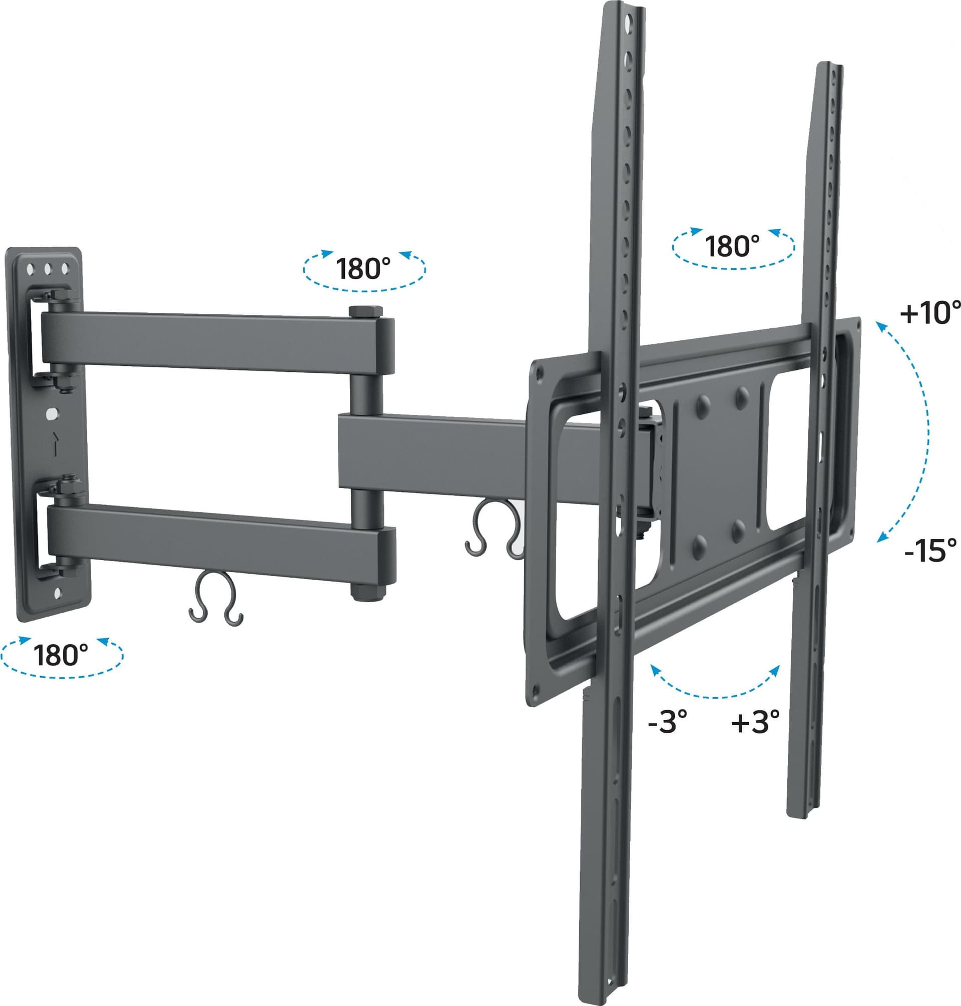 Supporto a Muro per TV LED LCD 32-55'' Full-Motion - 17