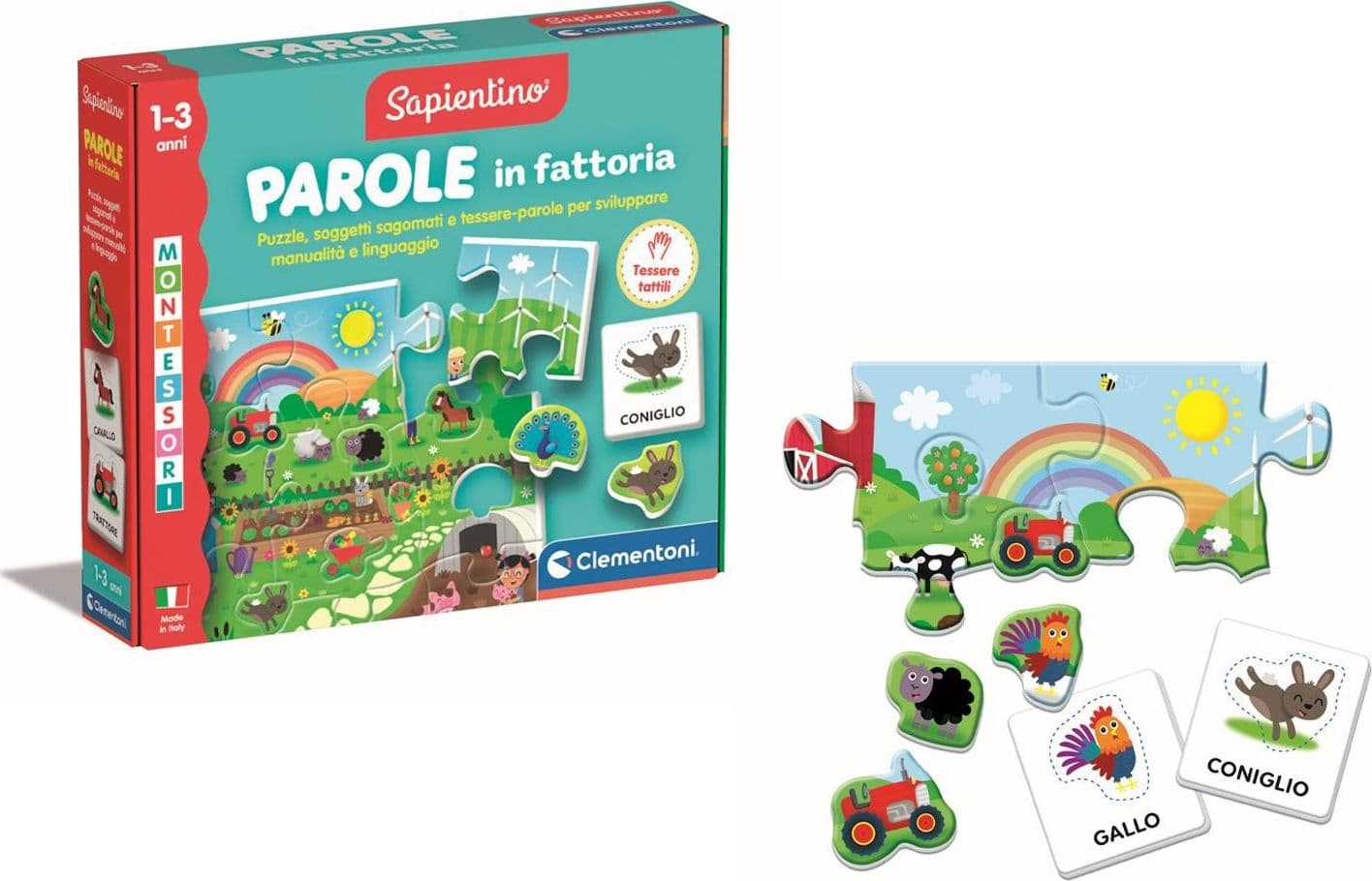 Sapientino Montessori Parole in Fattoria