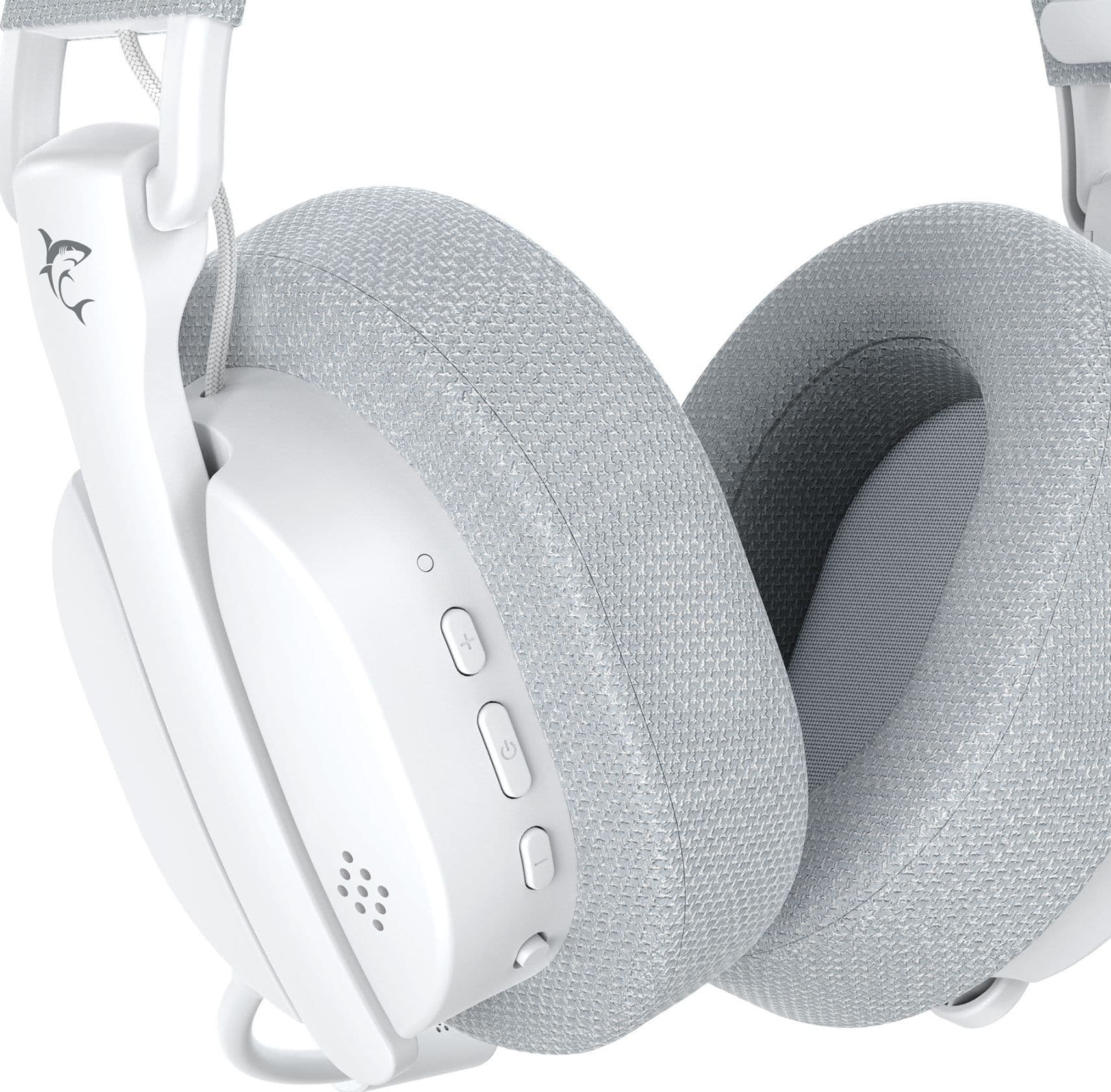 Cuffia Gaming Wireless BT con Microfono Bianco FIRECREST - 8