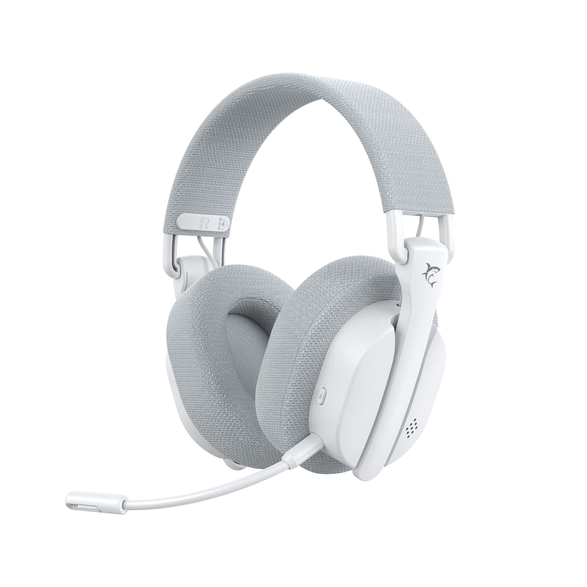 Cuffia Gaming Wireless BT con Microfono Bianco FIRECREST - 9