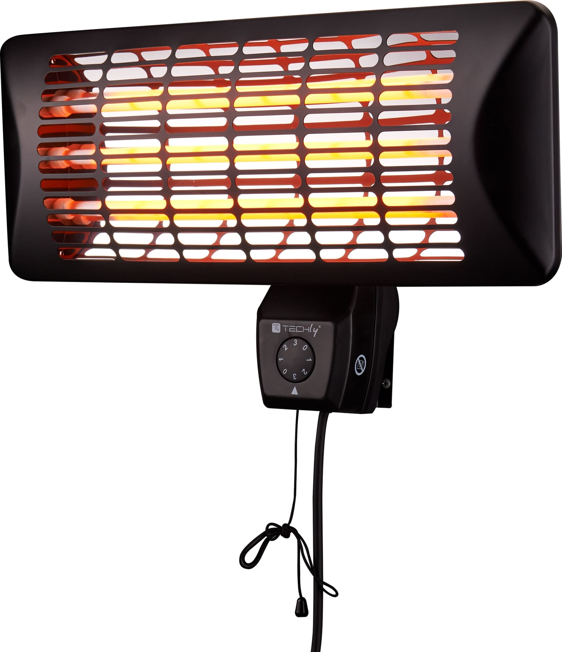 Stufetta da Parete al Quarzo per Interno Esterno IP24 2400W - 12
