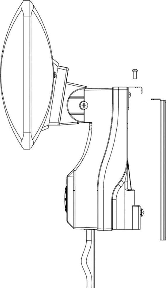 Stufetta da Parete al Quarzo per Interno Esterno IP24 2400W - 8