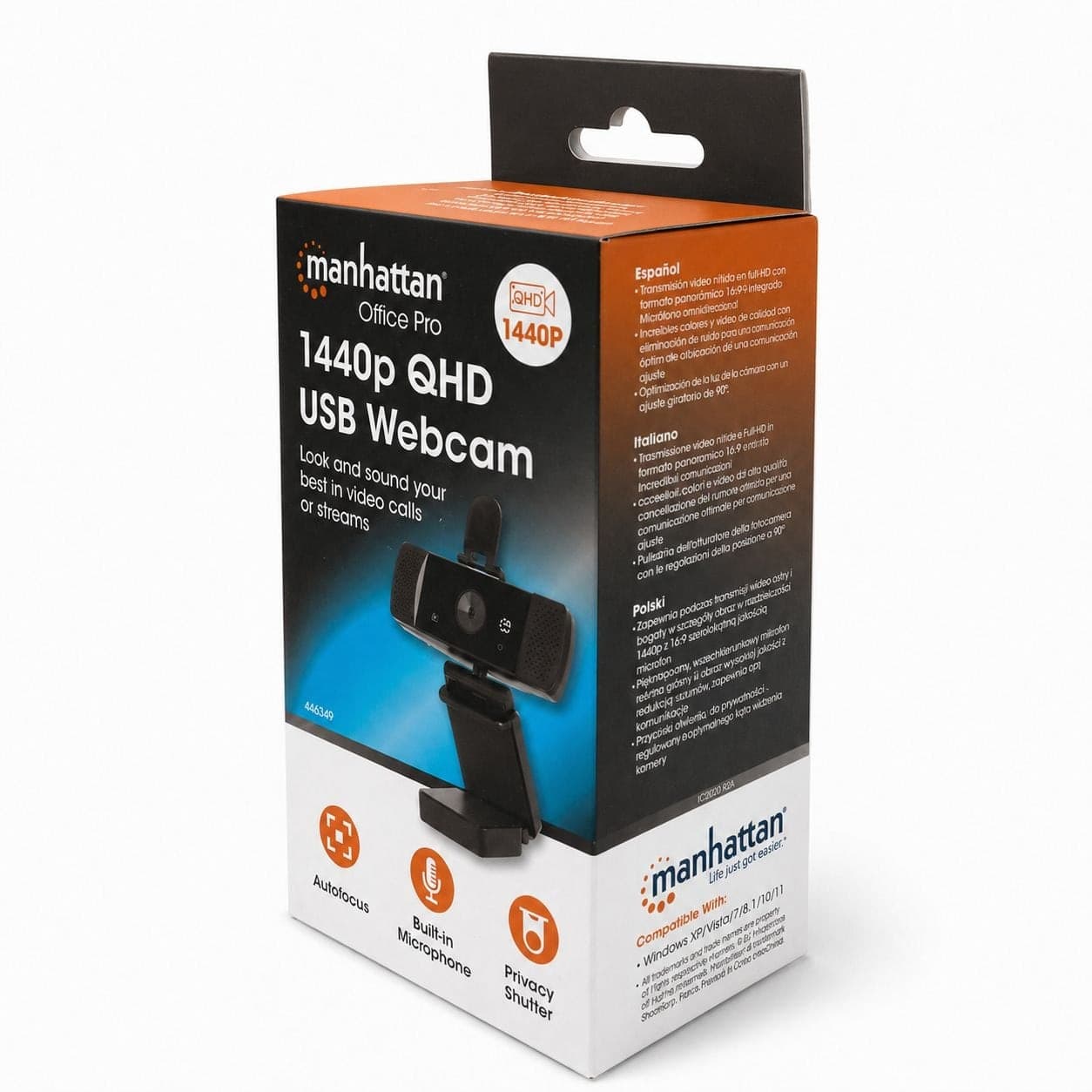 Webcam USB QHD 1440p con Cancellazione del Rumore - 21