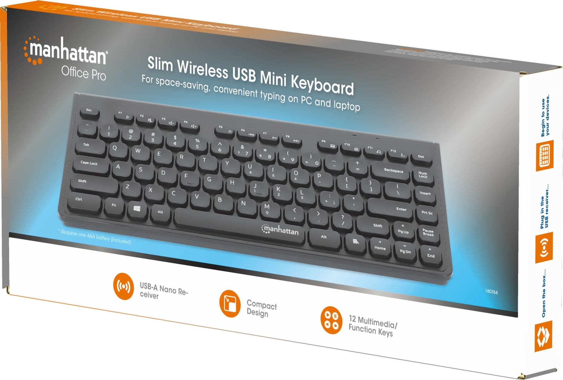 Mini Tastiera Wireless Slim 82 Tasti - 15