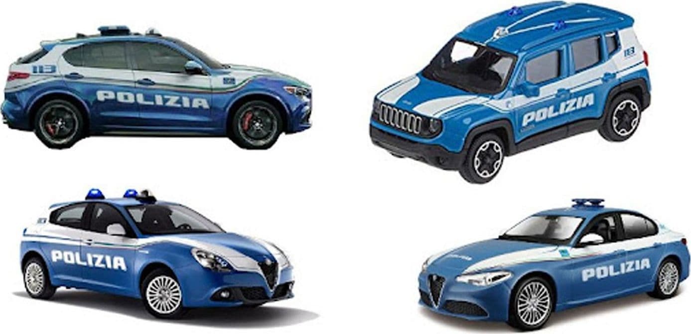 BBurago Auto Polizia assortite 1:43 - 2
