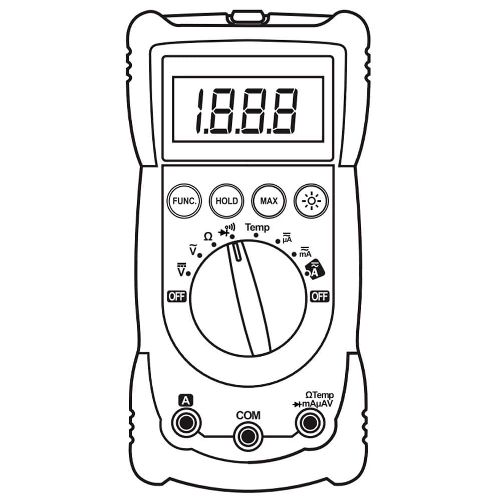 Multimetro Digitale Autorange 2000 Counts, C-LOGIC 560 - 7