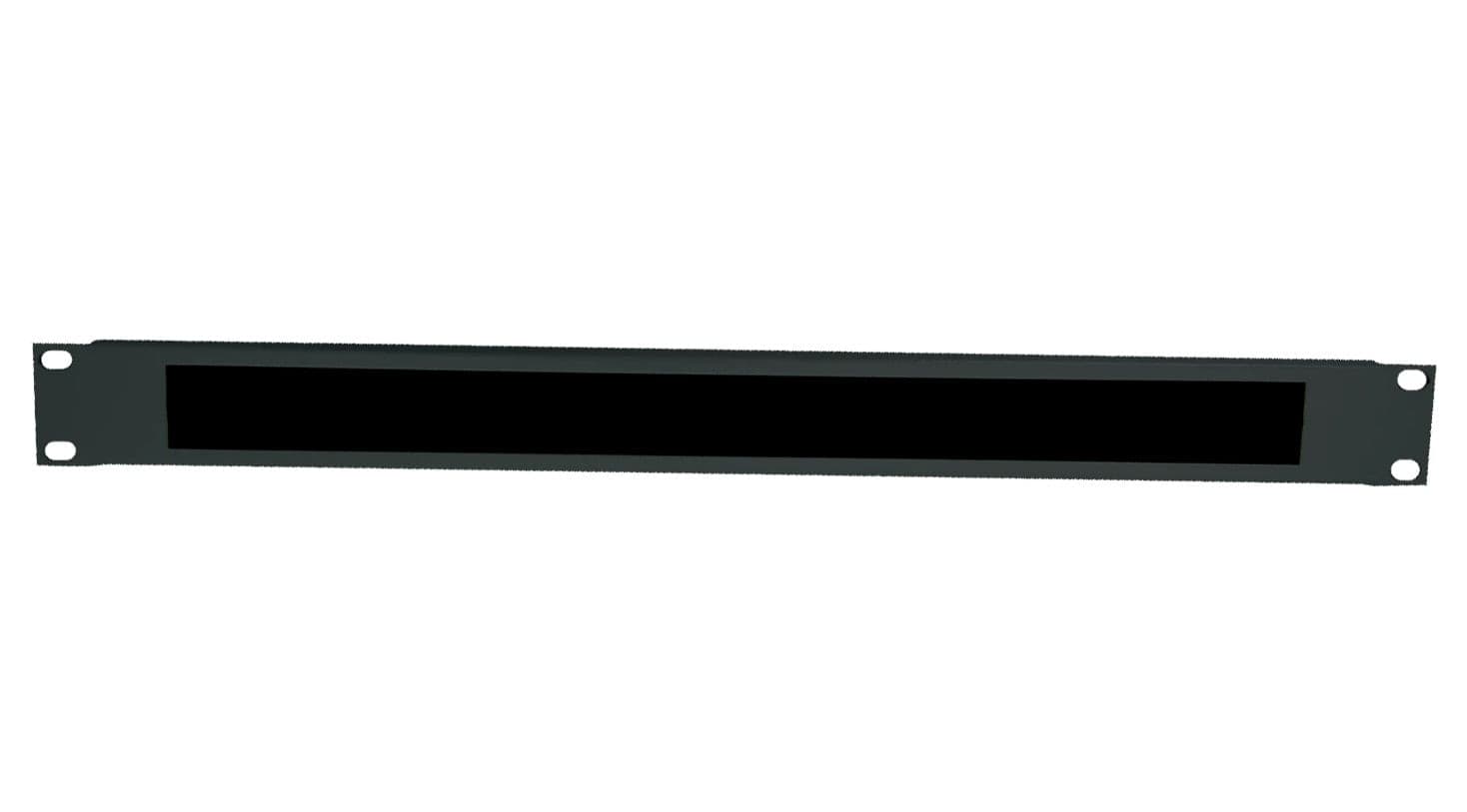 Pannello Passacavi 1U Forato con Spazzola Nero - 7