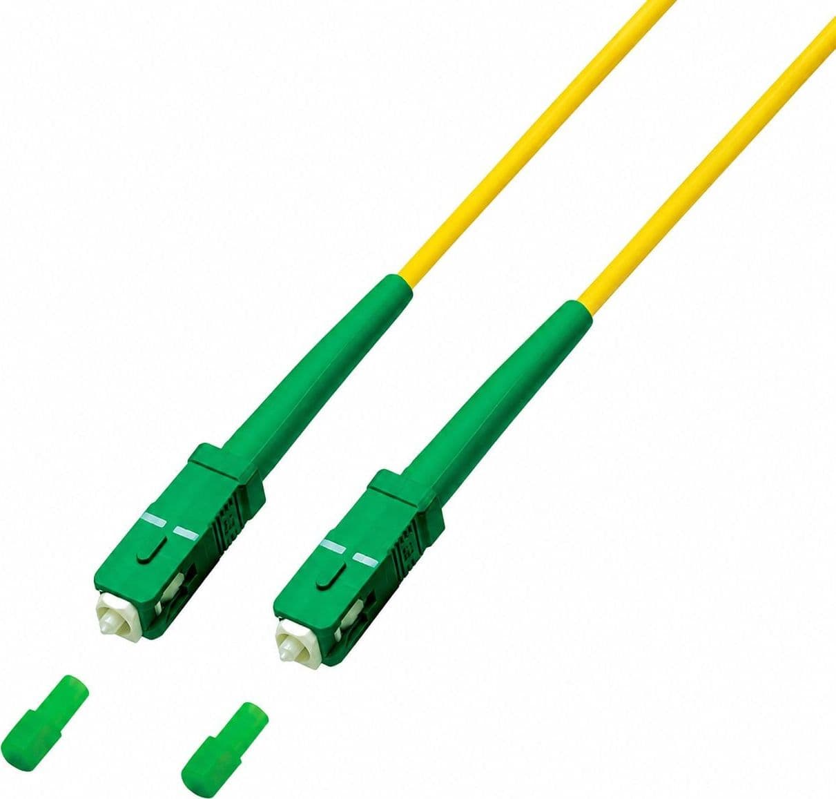 Cavo Fibra Ottica Monomodale OS2 SC-APC/SC-APC 9/125 G657.A2 15m - 5
