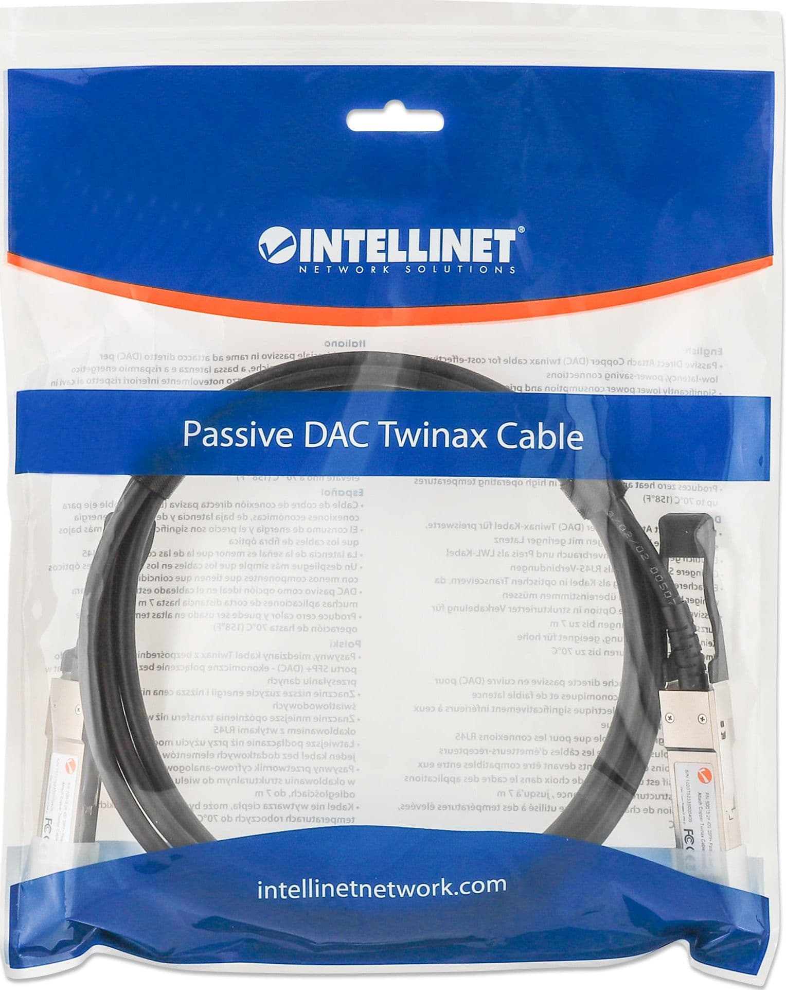 Cavo in Rame Twinax DAC Passivo QSFP+ 40G 1m - 12
