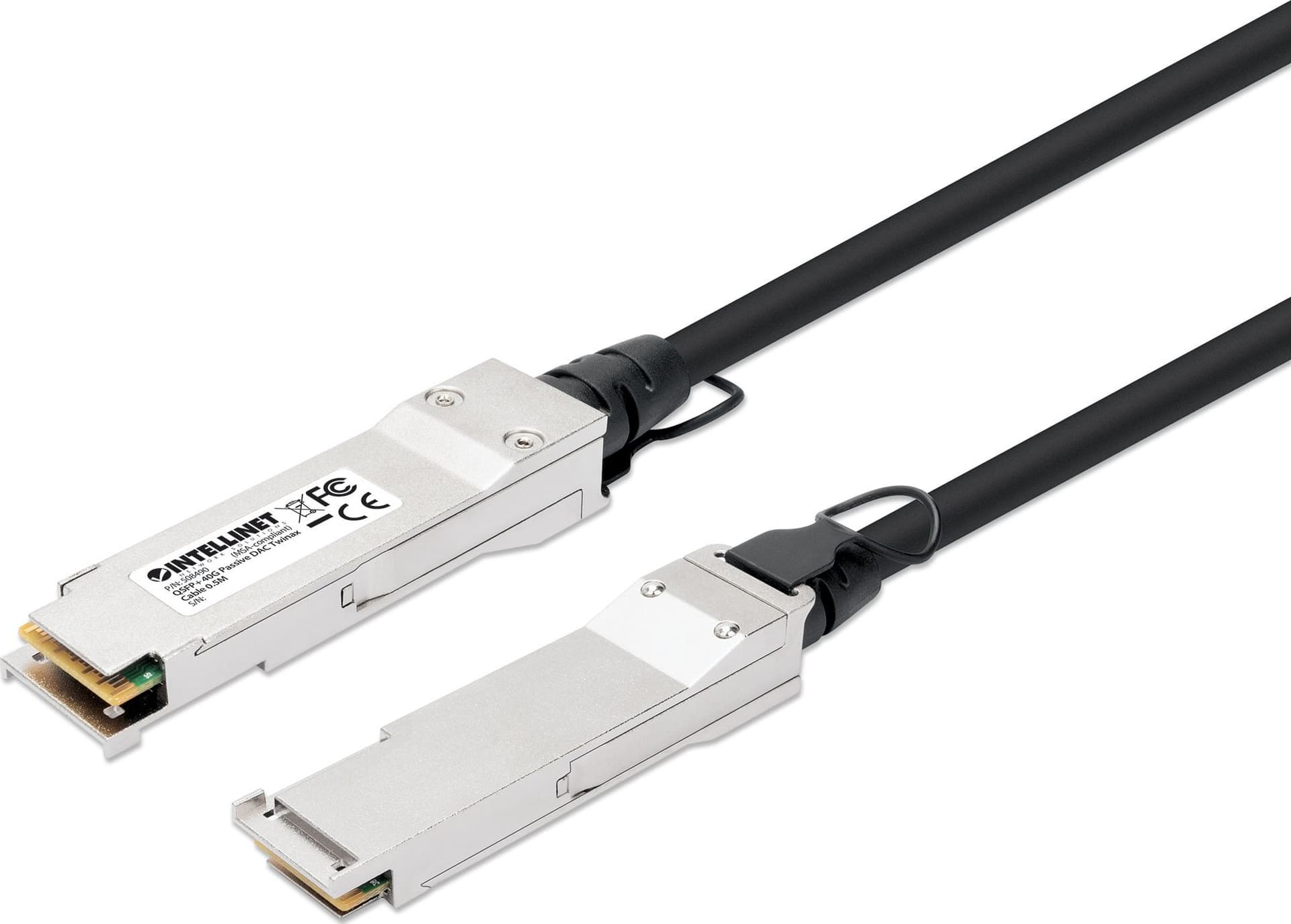 Cavo in Rame Twinax DAC Passivo QSFP+ 40G 0,5m - 9