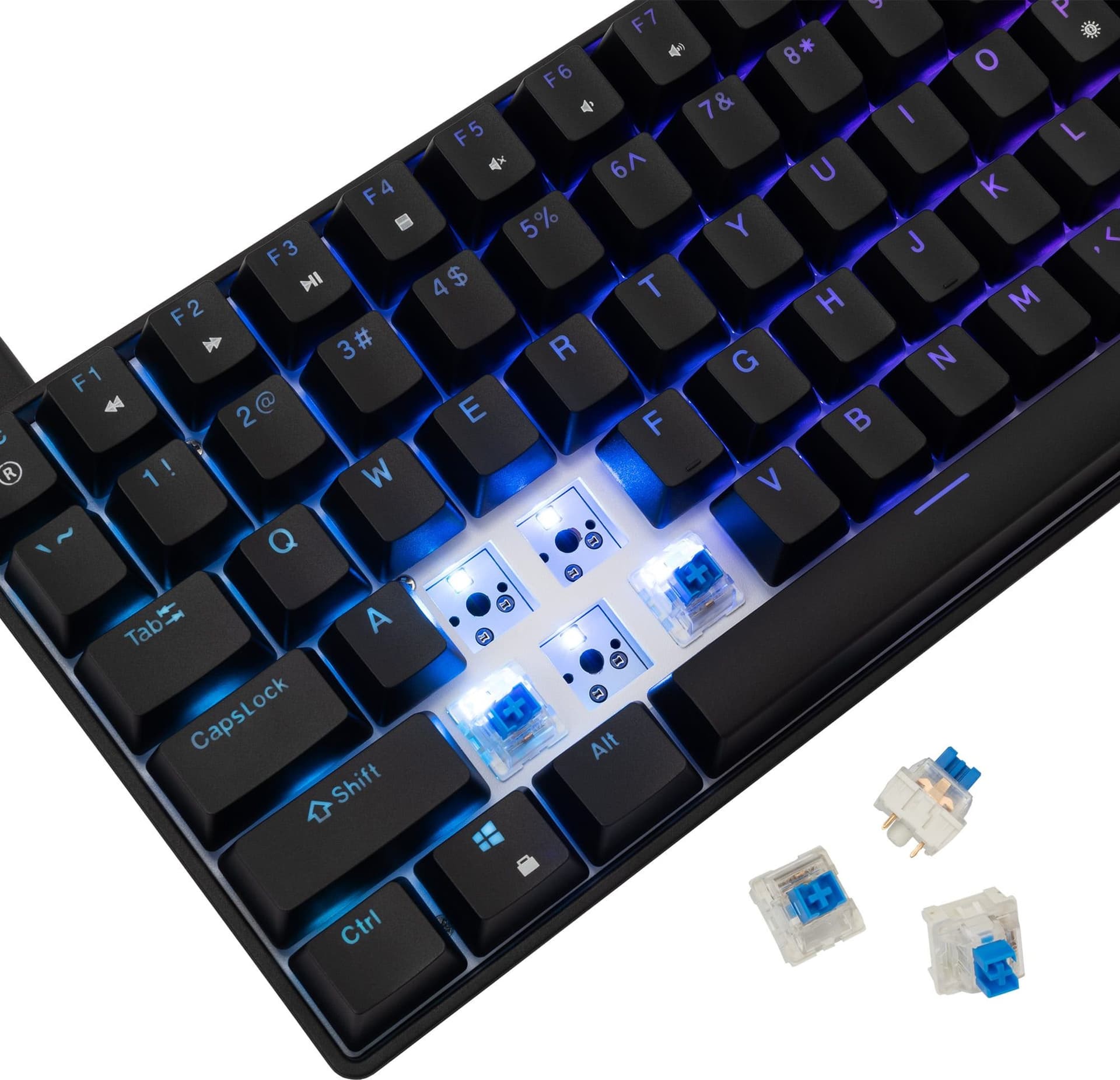 Tastiera Gaming USB 85 Tasti con Retroilluminazione LED RGB - 12