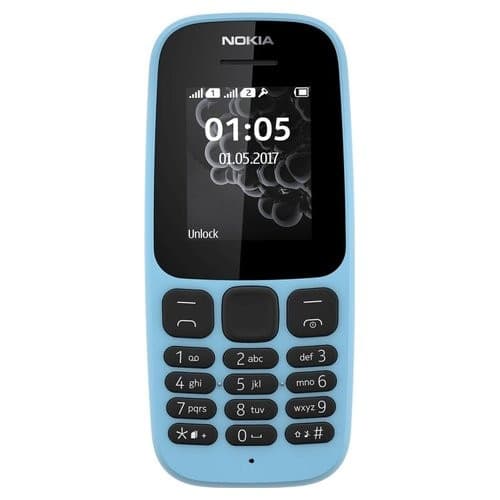 Cellulare Nokia 105 Dual Sim 2019 Blue