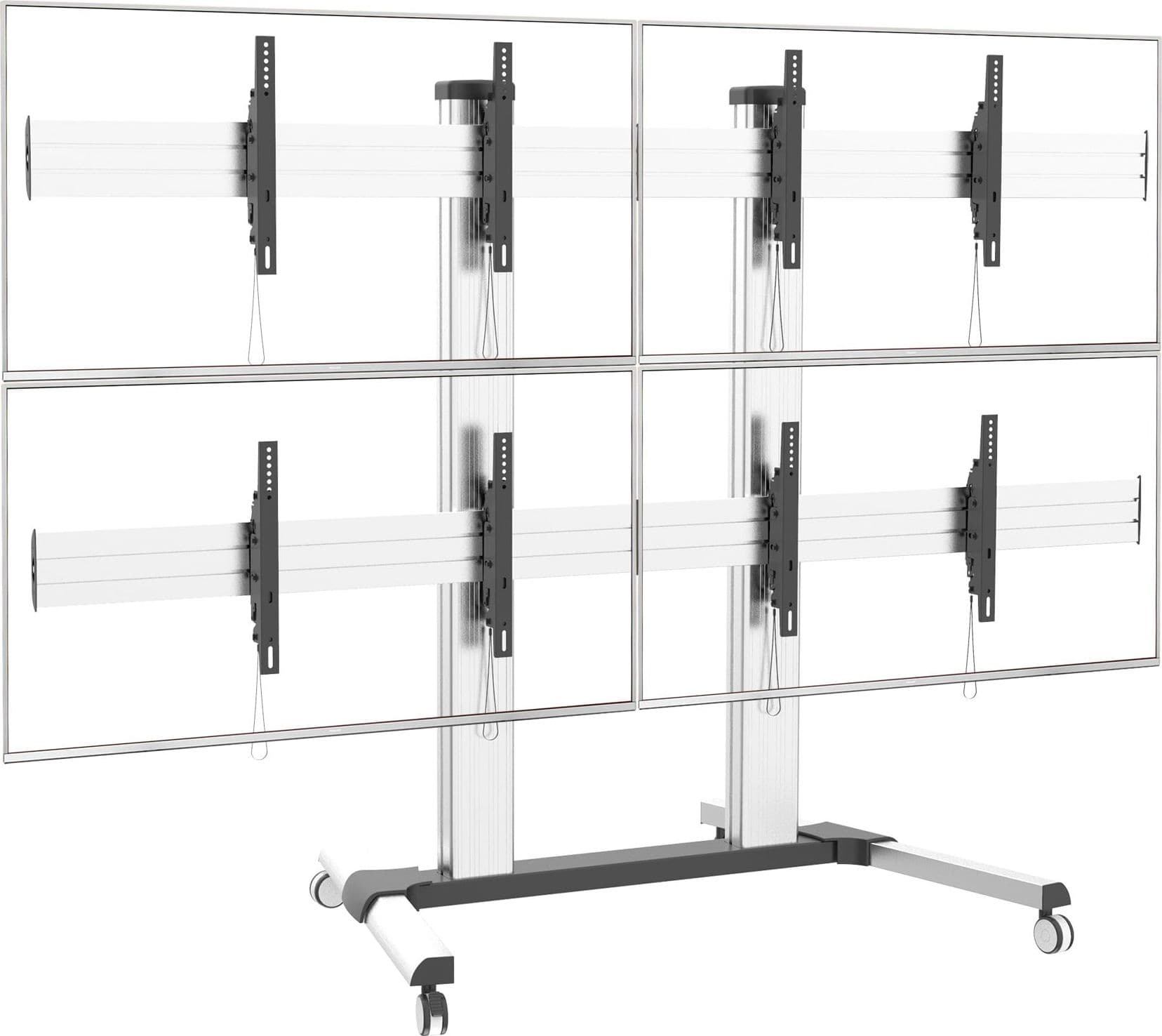 Supporto a Pavimento per 4 TV LCD/LED 32-60'' per Video Wall - 20