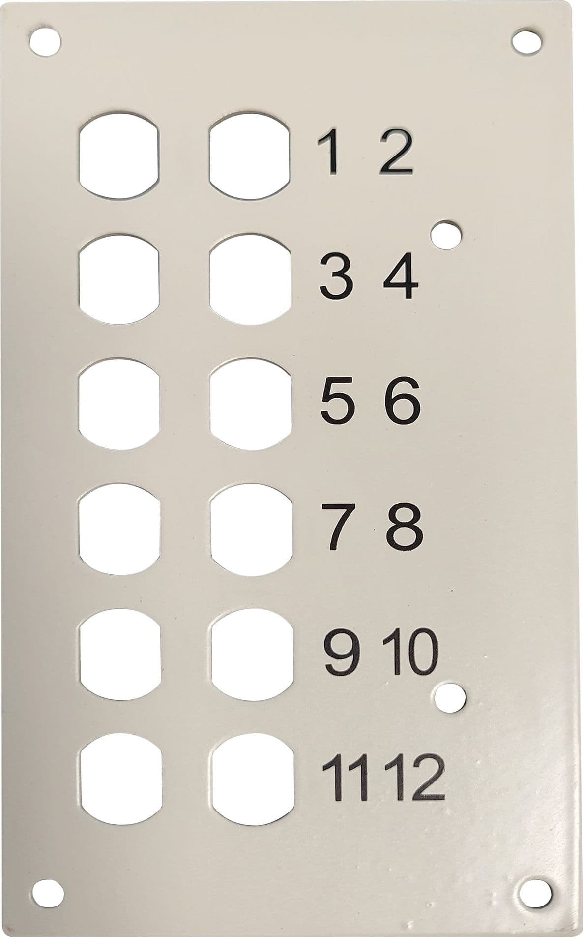 Pannello Frontale 12 Connessioni ST-Simplex per Box Ottico - 10