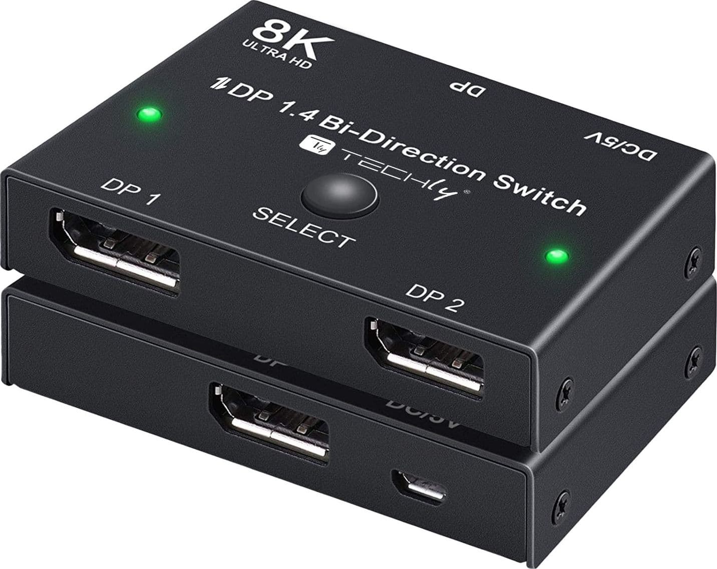 Switch Bidirezionale Convertitore Splitter DisplayPort 8K DP1.4 per Sorgenti Multiple e Display - 18