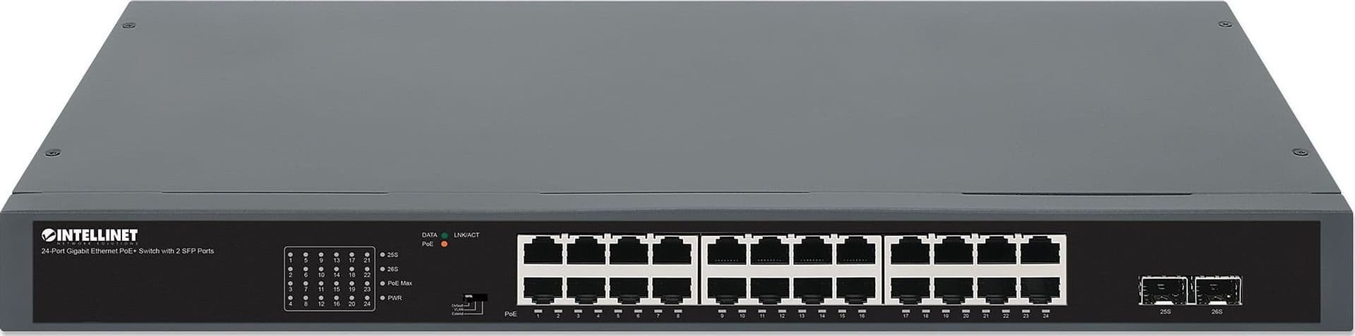 Gigabit Ethernet Switch 24-Porte PoE+ con 2 porte SFP - 14