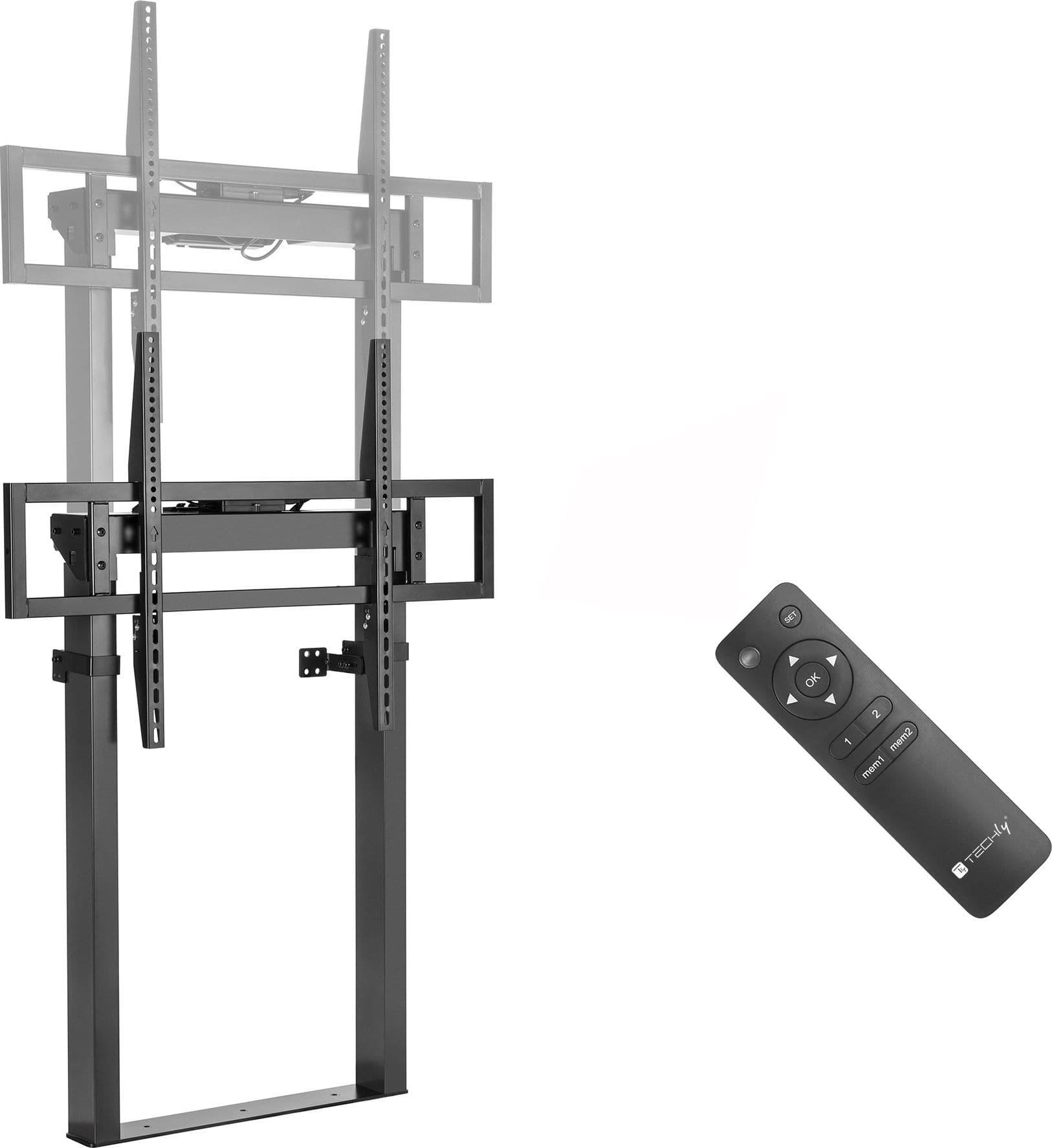 Supporto TV Motorizzato da Parete con Altezza Regolabile per TV da 55-100'' con Telecomando - 15