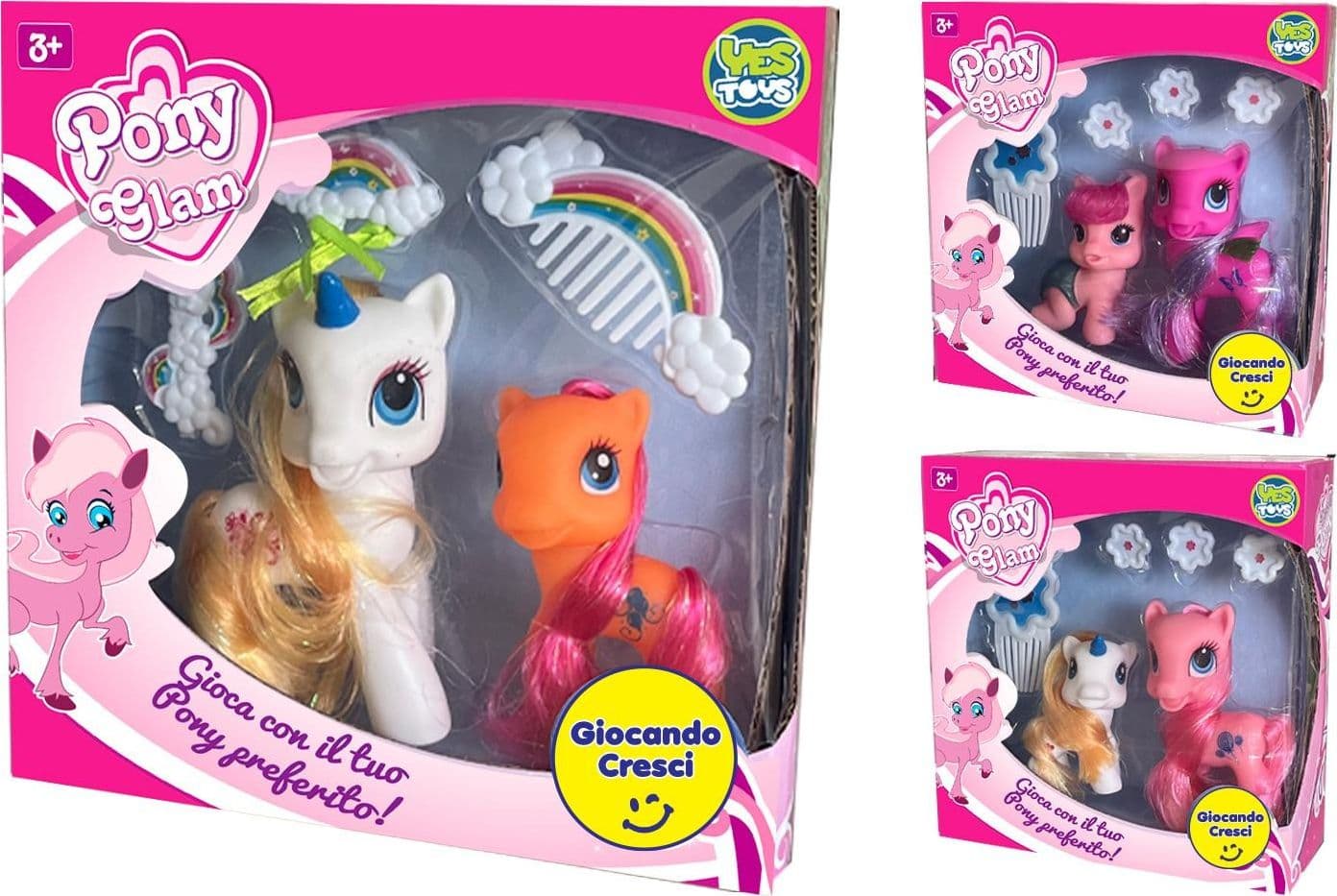 Pony Pegasus 2 personaggi con accessori beauty - 3