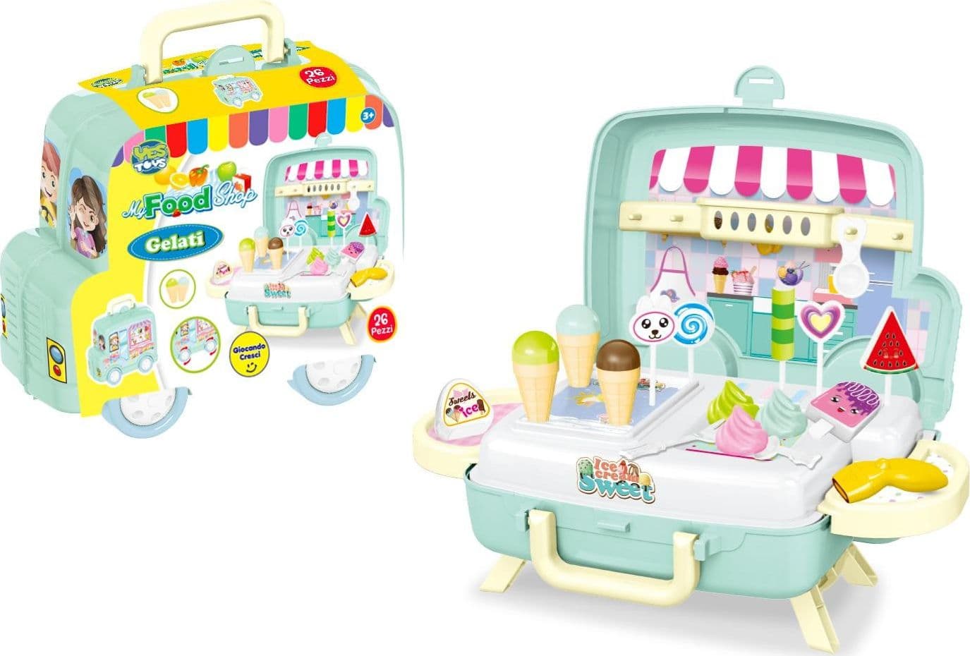 Camioncino dei Gelati 26 Accessori Playset - 4
