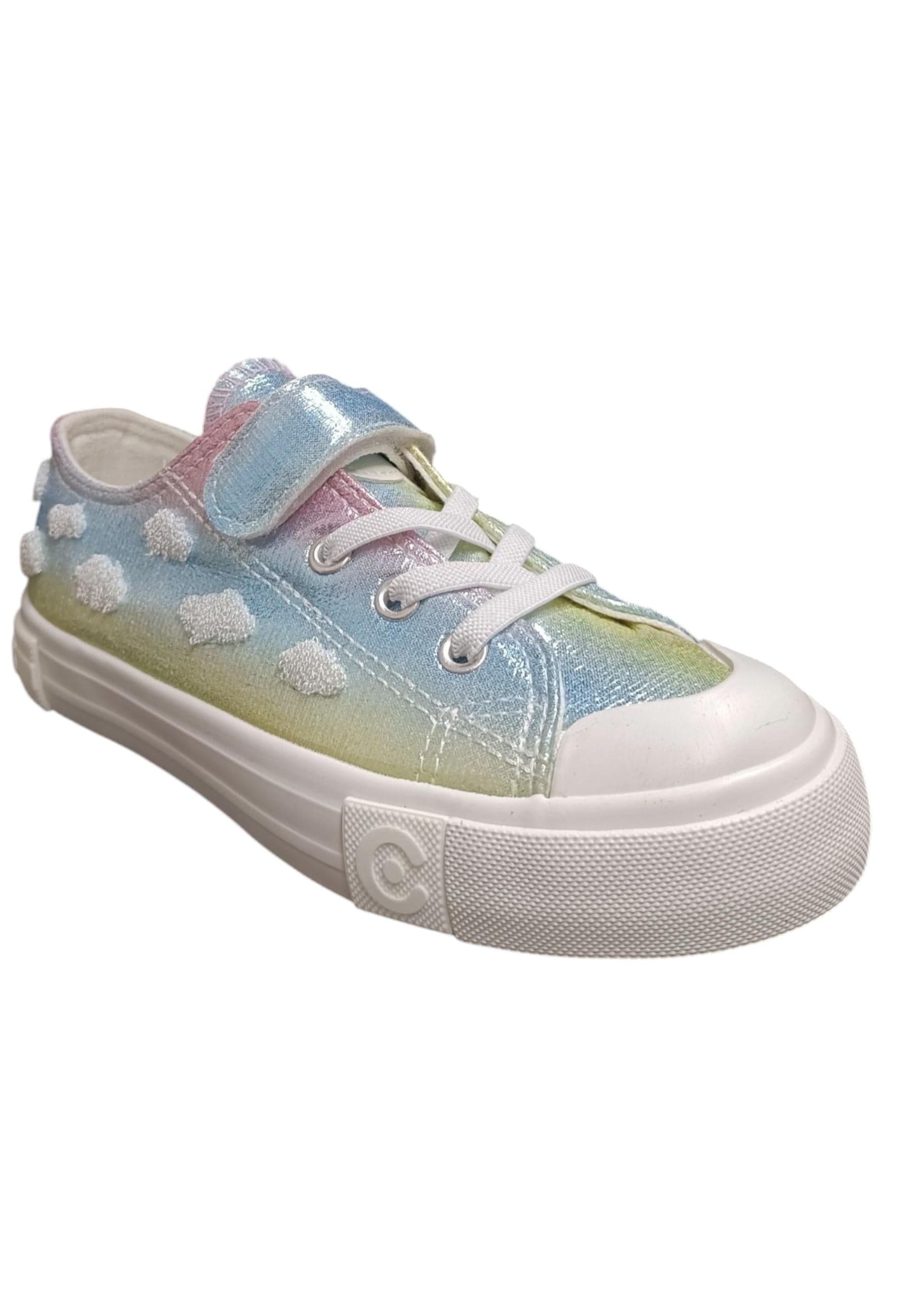 Scarpe sneakers Bambine e ragazze Conquitos COSH  multicolore laccio elastico e velcro in Ballerine Scarpetteria Gica - Trani, commercioVirtuoso.it