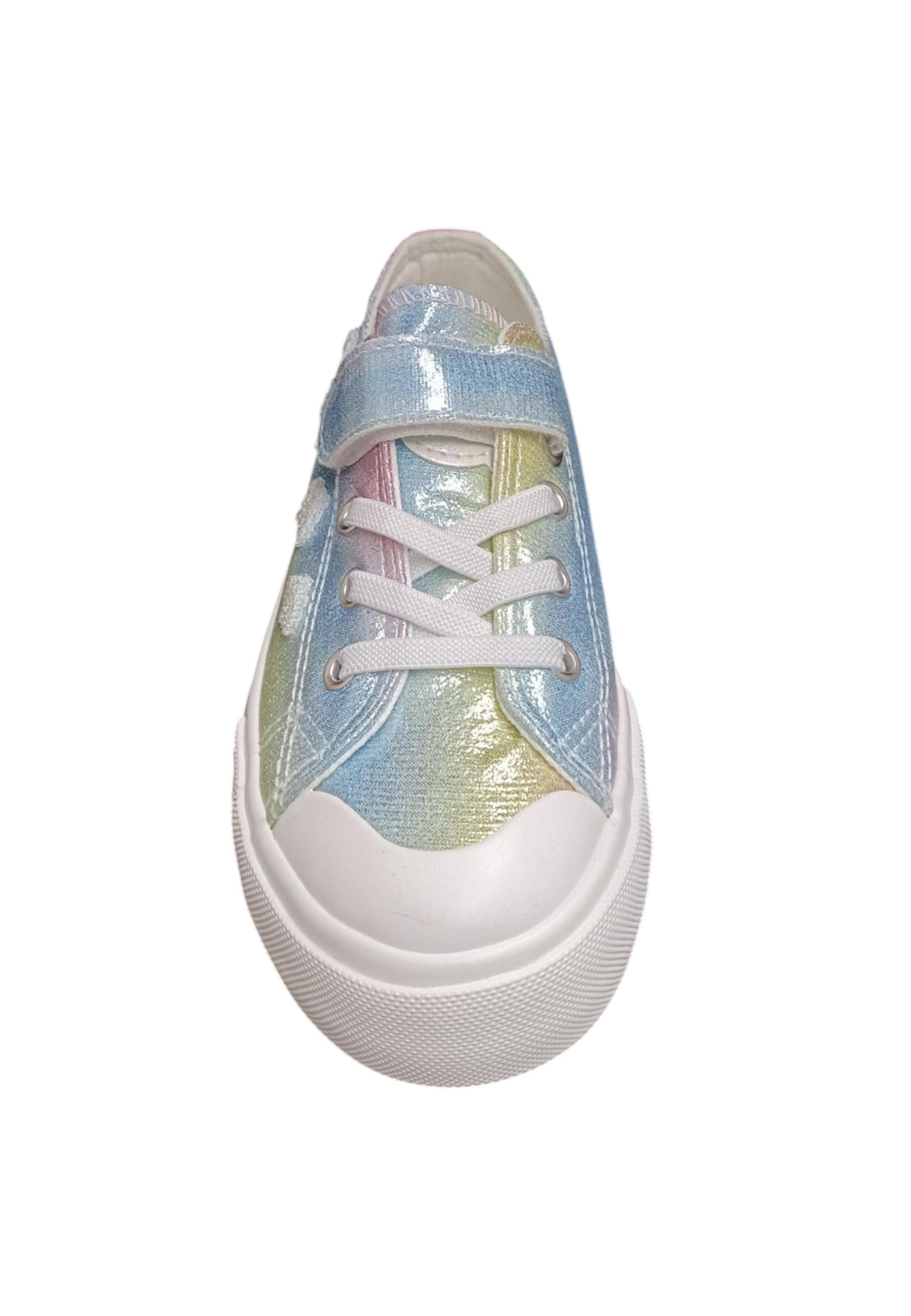 Scarpe sneakers Bambine e ragazze Conquitos COSH  multicolore laccio elastico e velcro in Ballerine Scarpetteria Gica - Trani, commercioVirtuoso.it