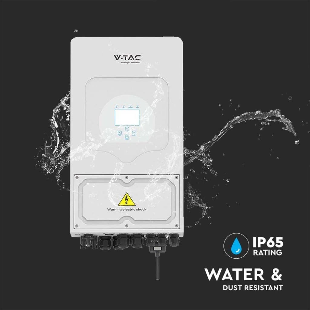 Inverter Ibrido 6kW Monofase IP65 con Display Touch LCD per Impianto Fotovoltaico CEI 0-21 - SKU 11529 - 8