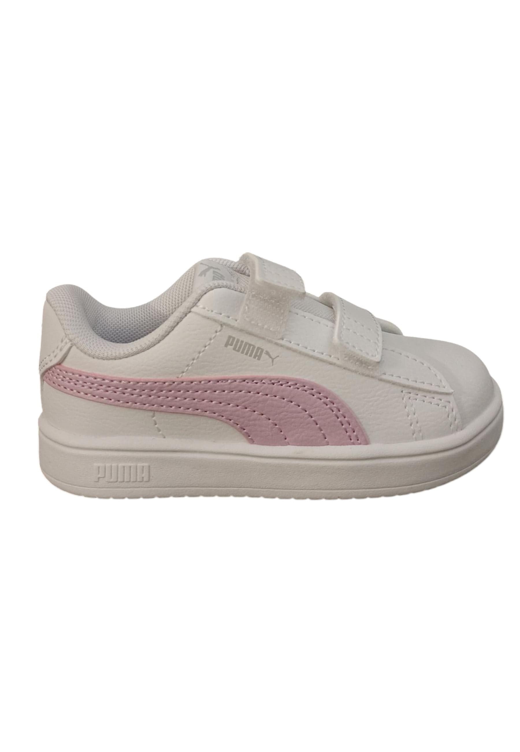 Scarpe sneakers Bambine e ragazze PUMA rickie classic  bianco-fuxja velcro in Sneaker casual Scarpetteria Gica - Trani, commercioVirtuoso.it