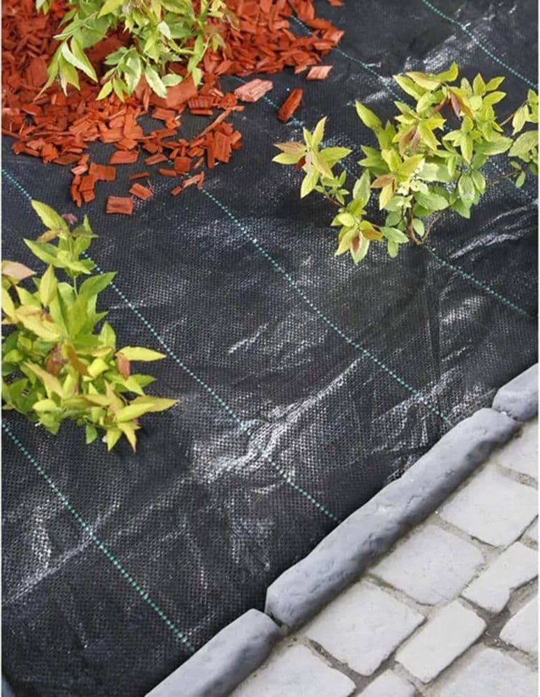 SET 3PZ RETE ANTI ERBA TELO PACCIAMATURA ORTO GIARDINO SERRA 1X10MT RESISTENTE 129912 - 13