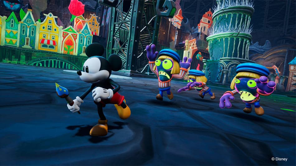 Disney Epic Mickey Rebrushed PS5 UK/FR Usato2 - 4